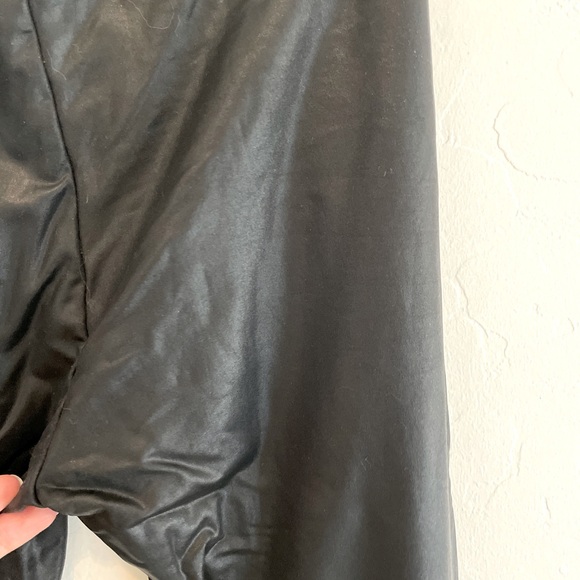 Vintage Bebe faux leather stirrup leggings small - Picture 4 of 6